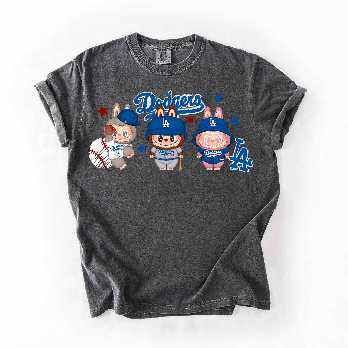 *Pre-Order* LA DODG BUBU Baseballl T-Shirt (Comfort Colors)