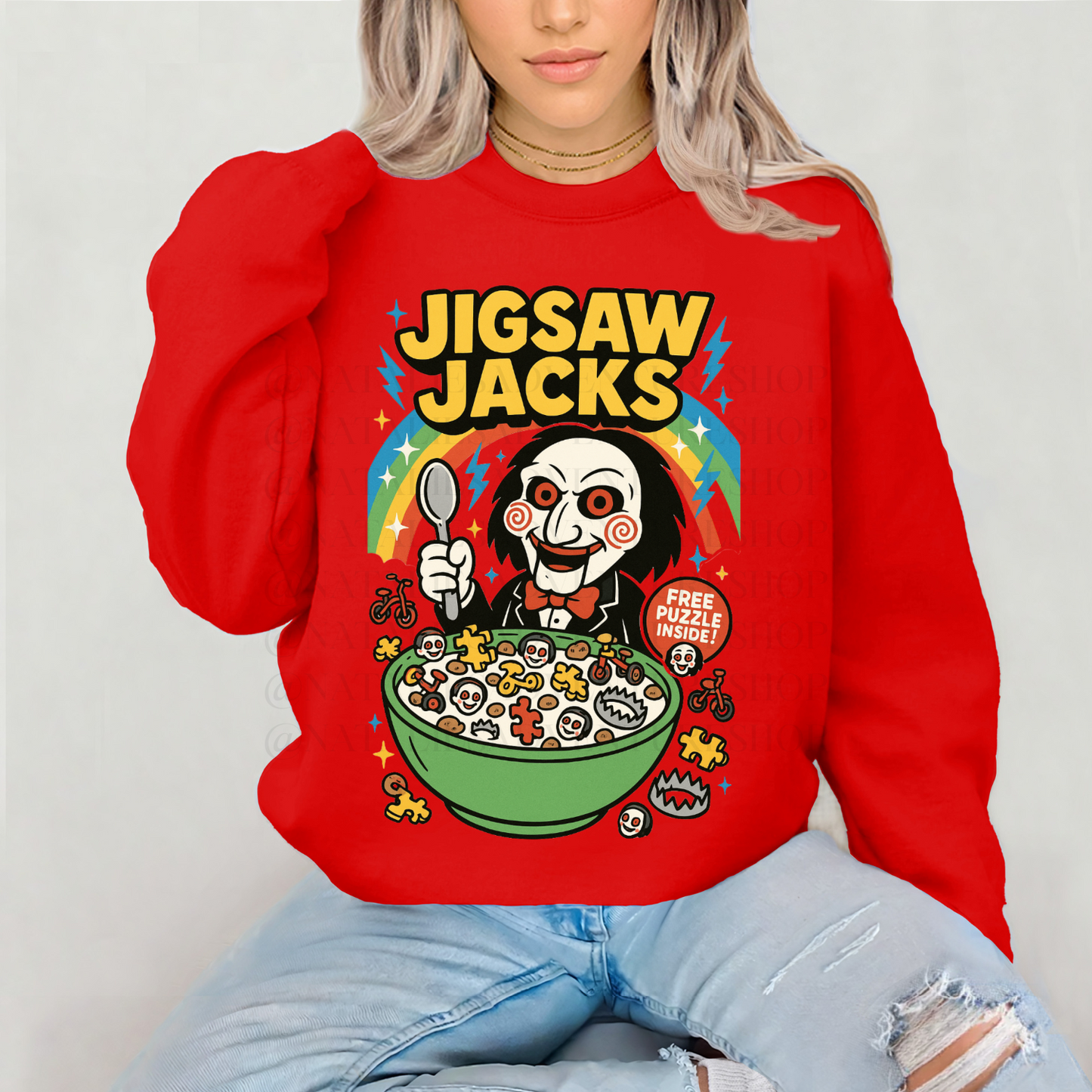 *Pre-Order* Jigsaw Jacks Cereal Crewneck