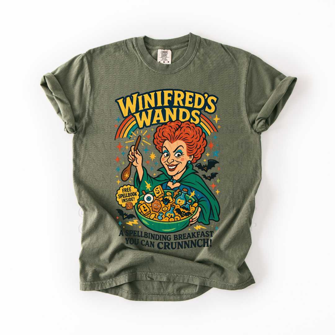 *Pre-Order* Winifred Wands Cereal T-Shirt (Comfort Colors)