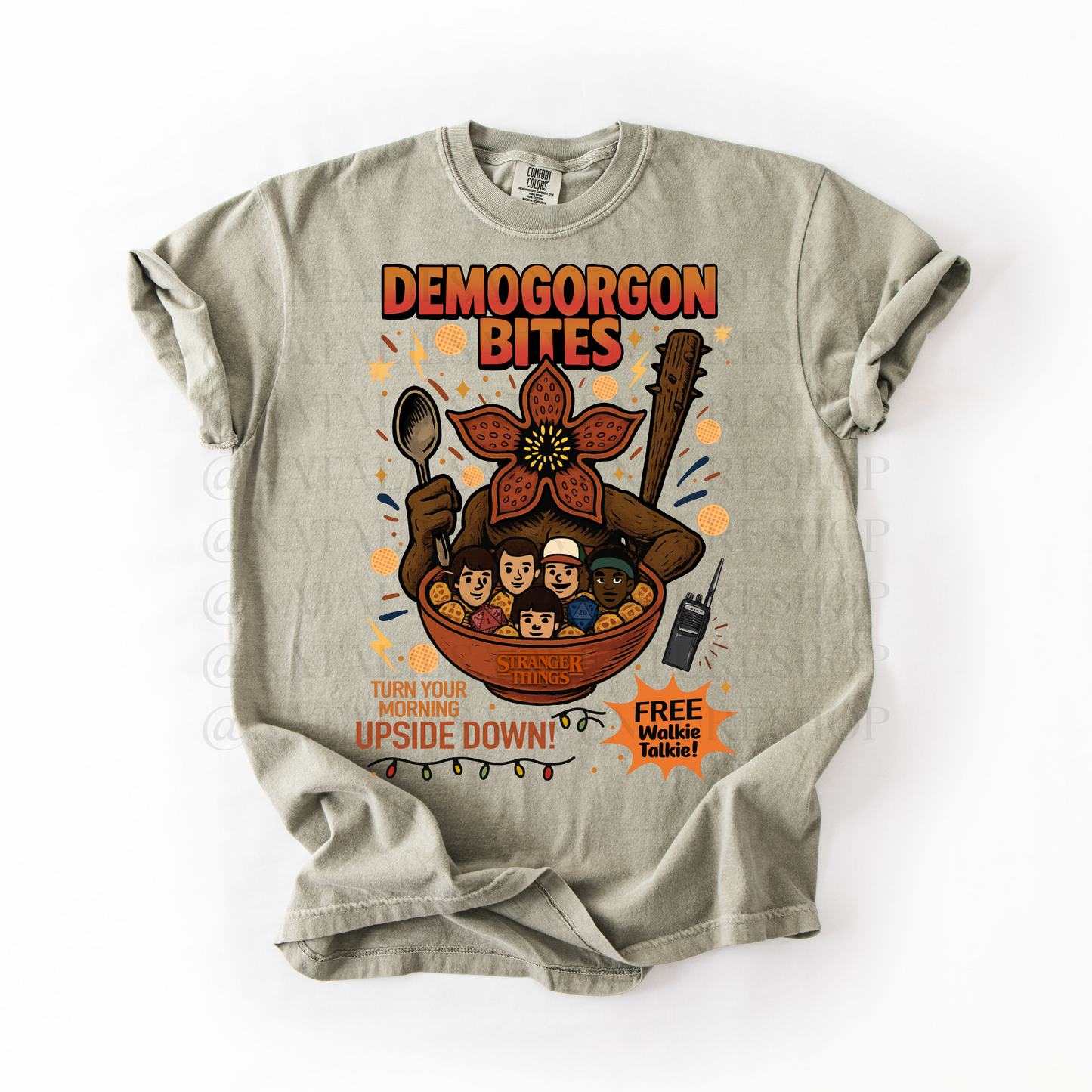 *Pre-Order* Demogorg Bites Cereal T-Shirt (Comfort Colors)