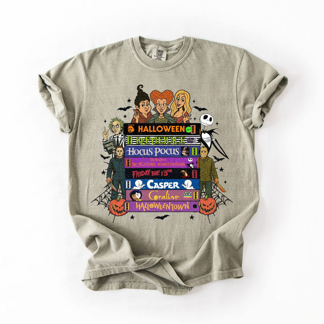 *Pre-Order* Halloween VHS Tapes T-Shirt (Comfort Colors)
