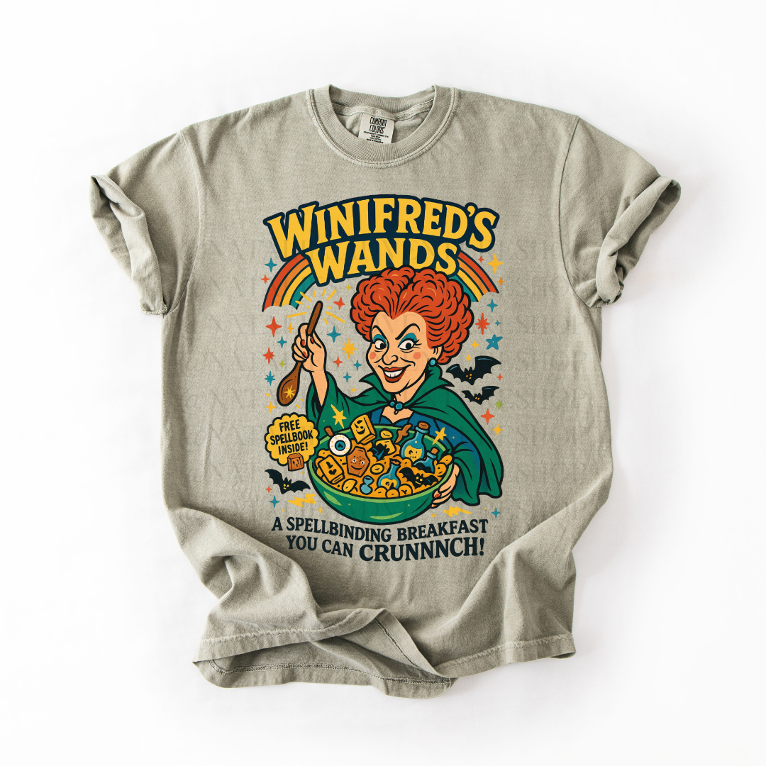 *Pre-Order* Winifred Wands Cereal T-Shirt (Comfort Colors)