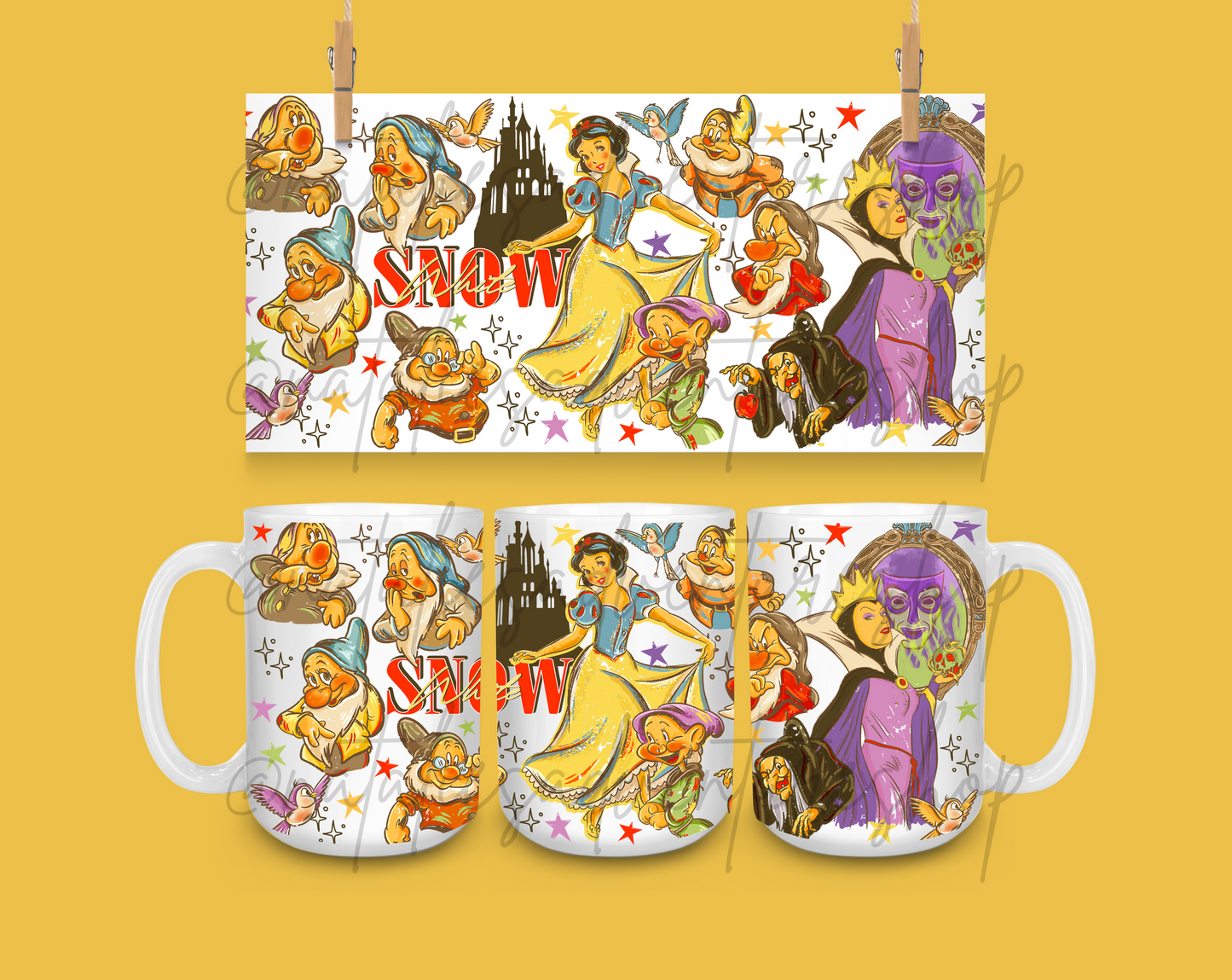 *PRE-ORDER* Princess SW Retro 15oz Ceramic Mug