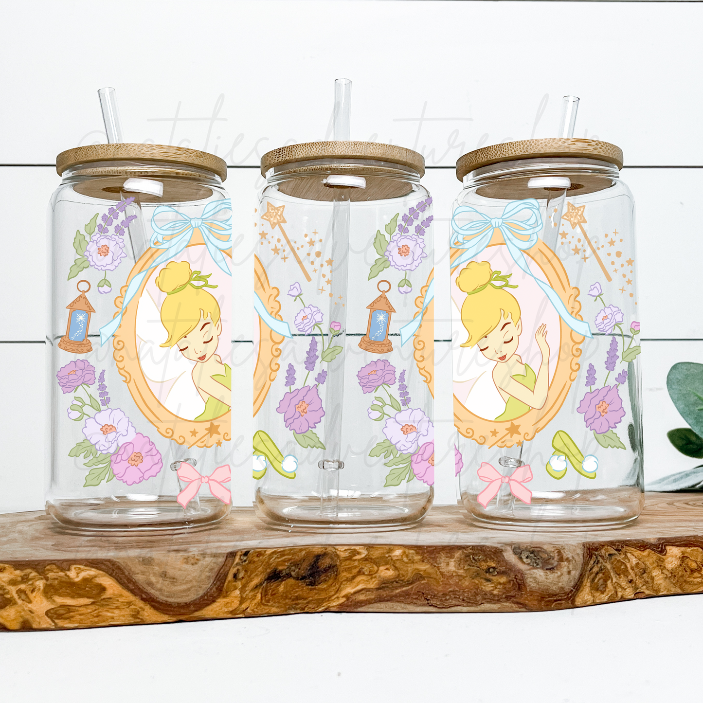 *Pre-Order* Fairy Princess Frame 16oz Glass Can