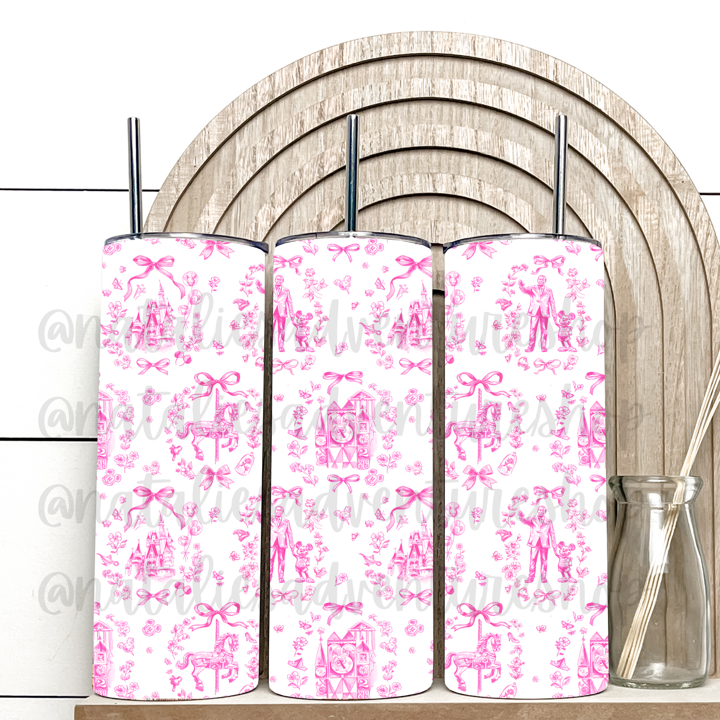 *Pre-Order* Pink Parks 20oz Stainless Steel Tumbler