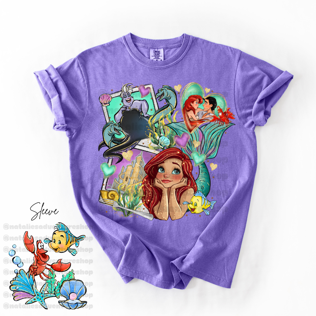 *Pre-Order* Mermaid Cartoon T-Shirt (Comfort Colors)
