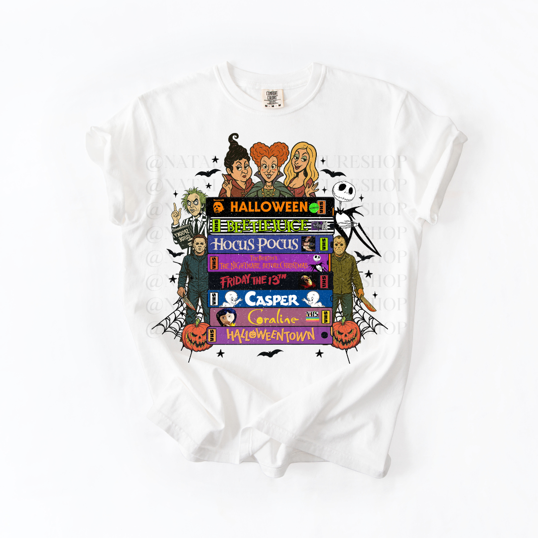 *Pre-Order* Halloween VHS Tapes T-Shirt (Comfort Colors)