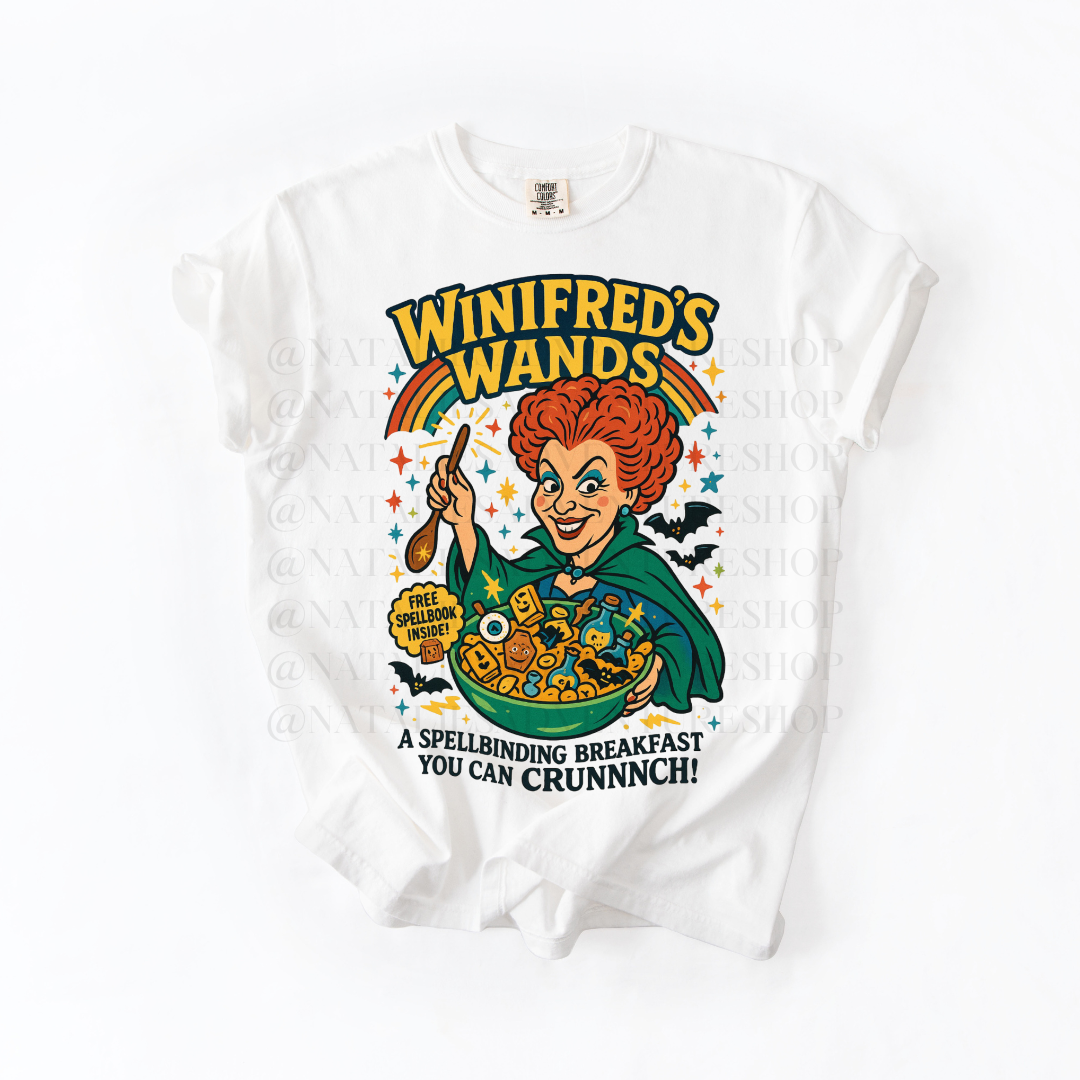 *Pre-Order* Winifred Wands Cereal T-Shirt (Comfort Colors)