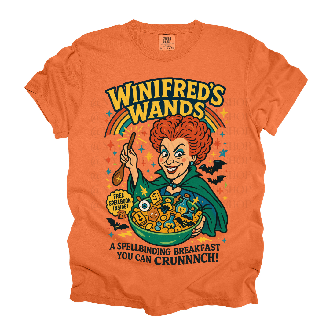 *Pre-Order* Winifred Wands Cereal T-Shirt (Comfort Colors)