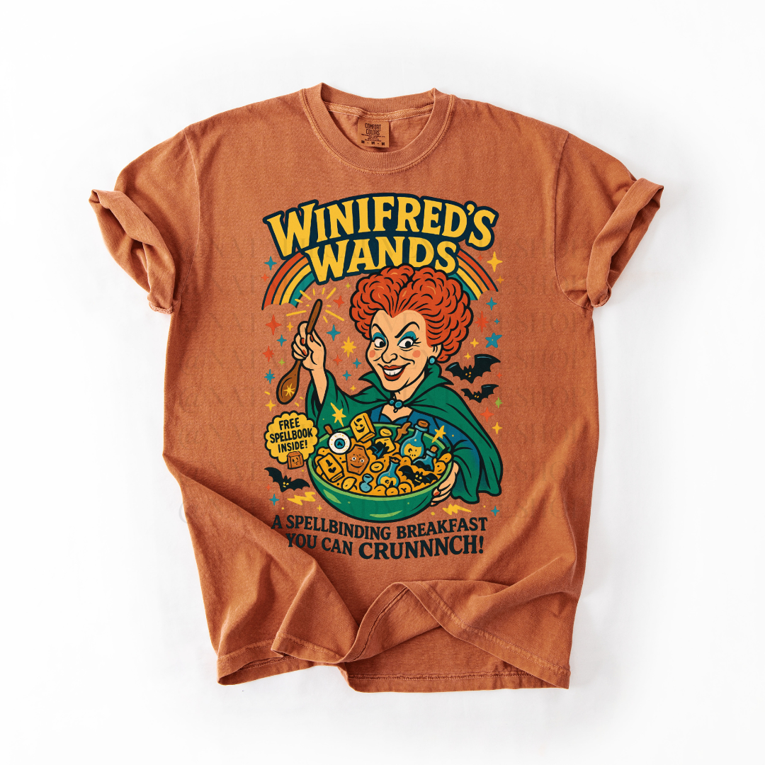 *Pre-Order* Winifred Wands Cereal T-Shirt (Comfort Colors)