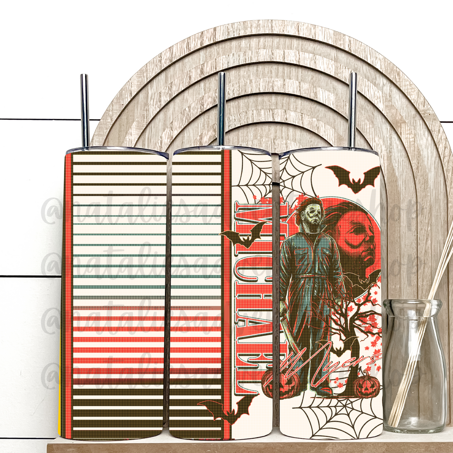 *Pre-Order* Retro Michael Horror 20oz Stainless Steel Tumbler