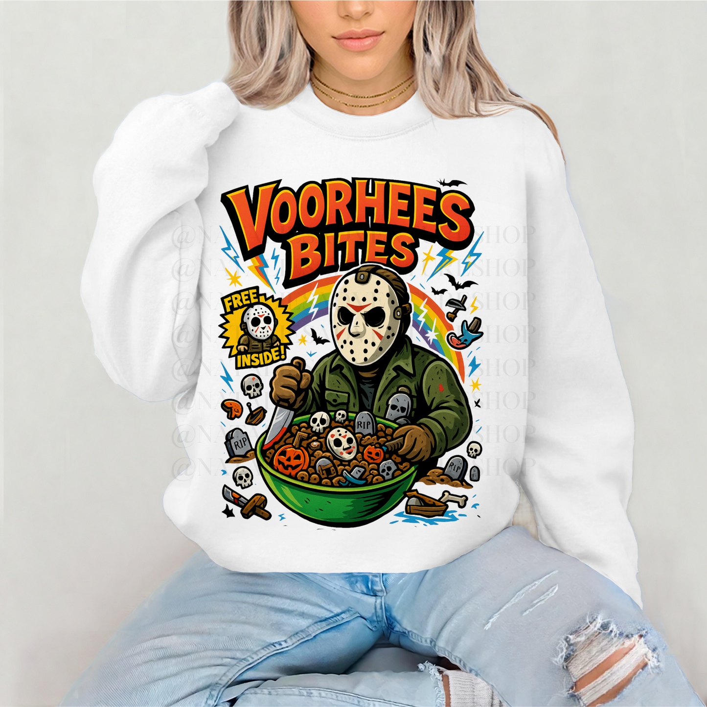 *Pre-Order* Vorhees Bites Cereal Crewneck