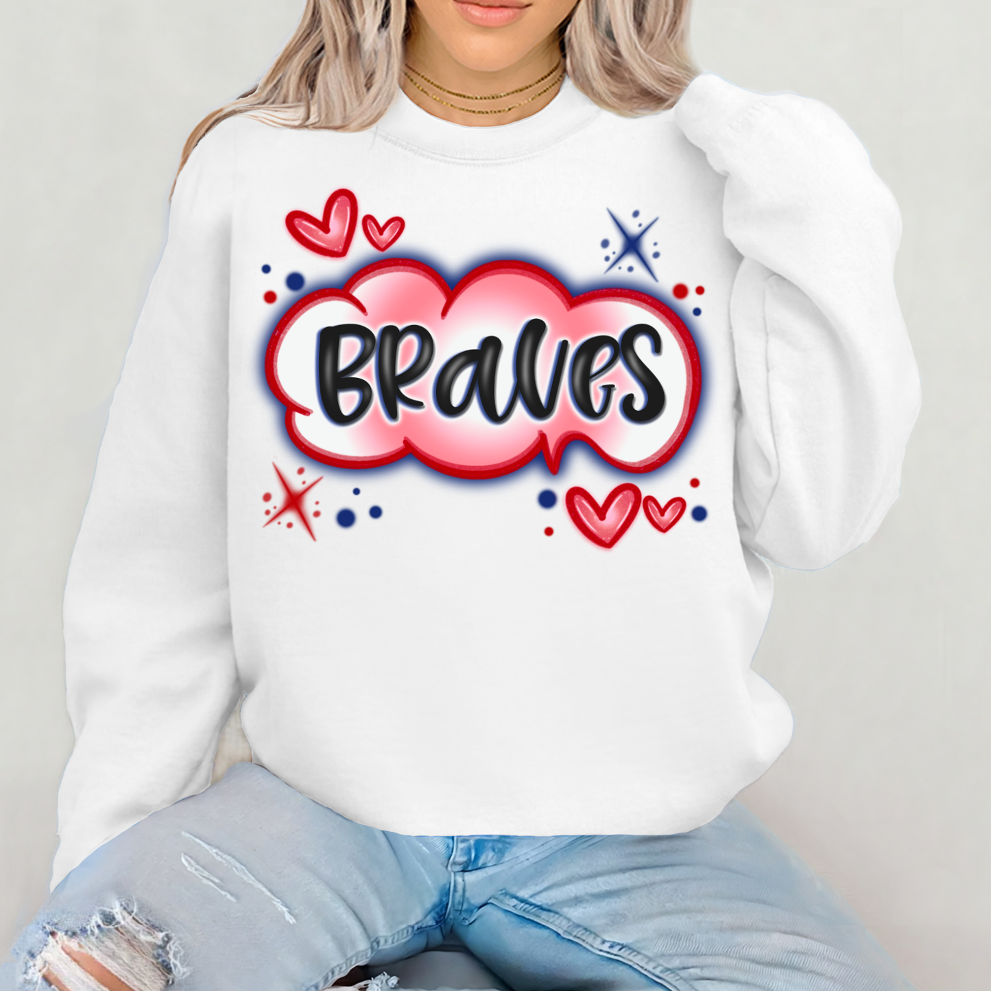 *Pre-Order* ATLBrave Airbrush Hoodie/Crewneck