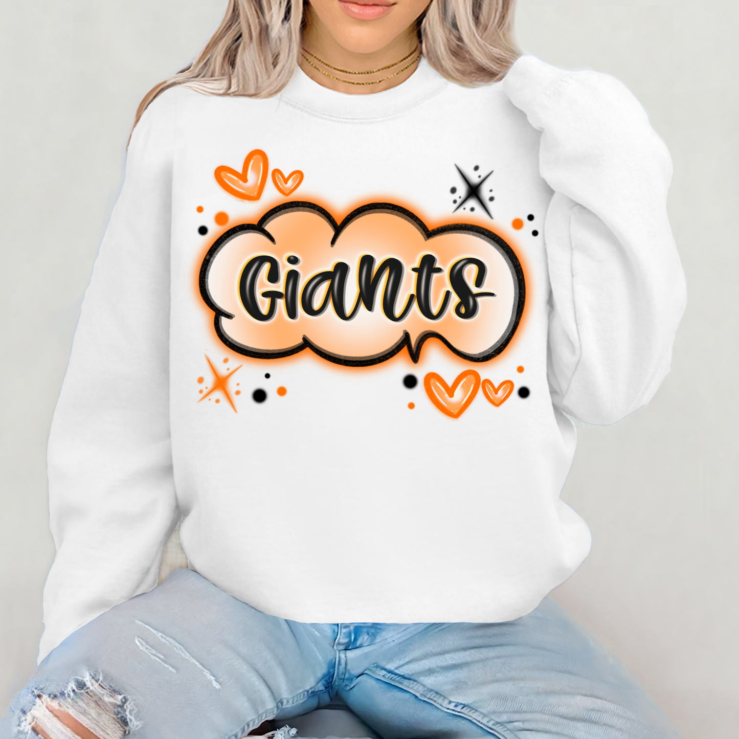 *Pre-Order* SFGiants Airbrush Hoodie/Crewneck