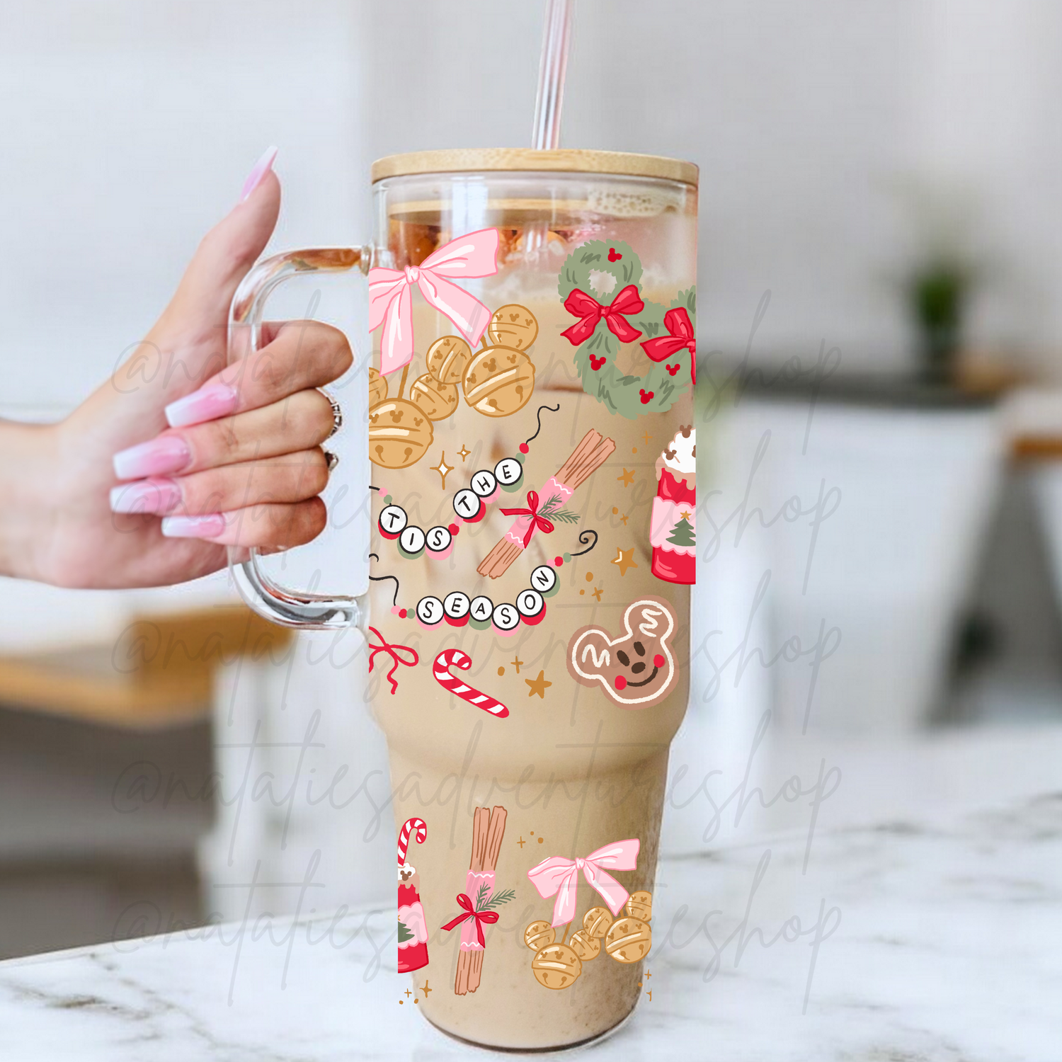 40oz Glass/40oz Stainless Steel Tumblers/Toppers