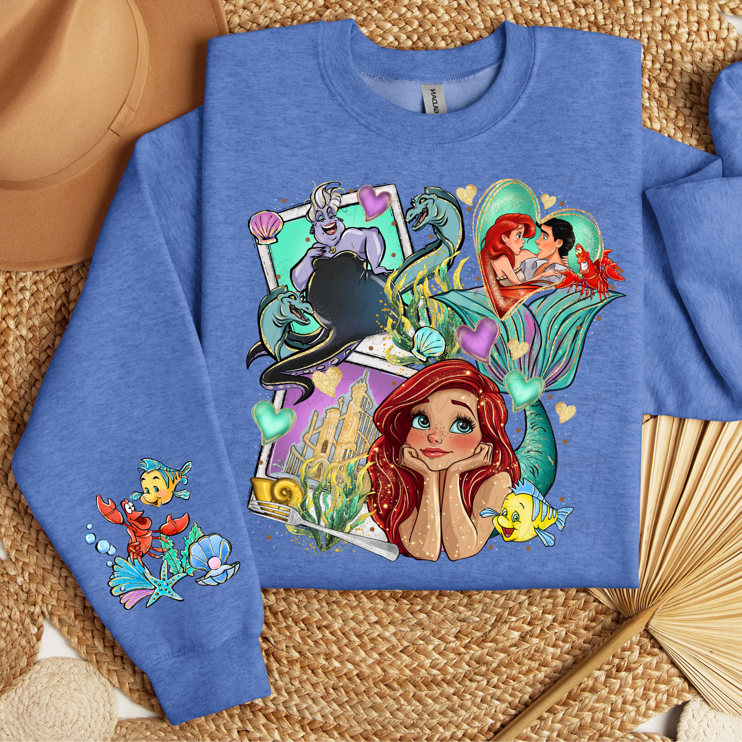 *Pre-Order* Mermaid Princess Cartoon Crewneck