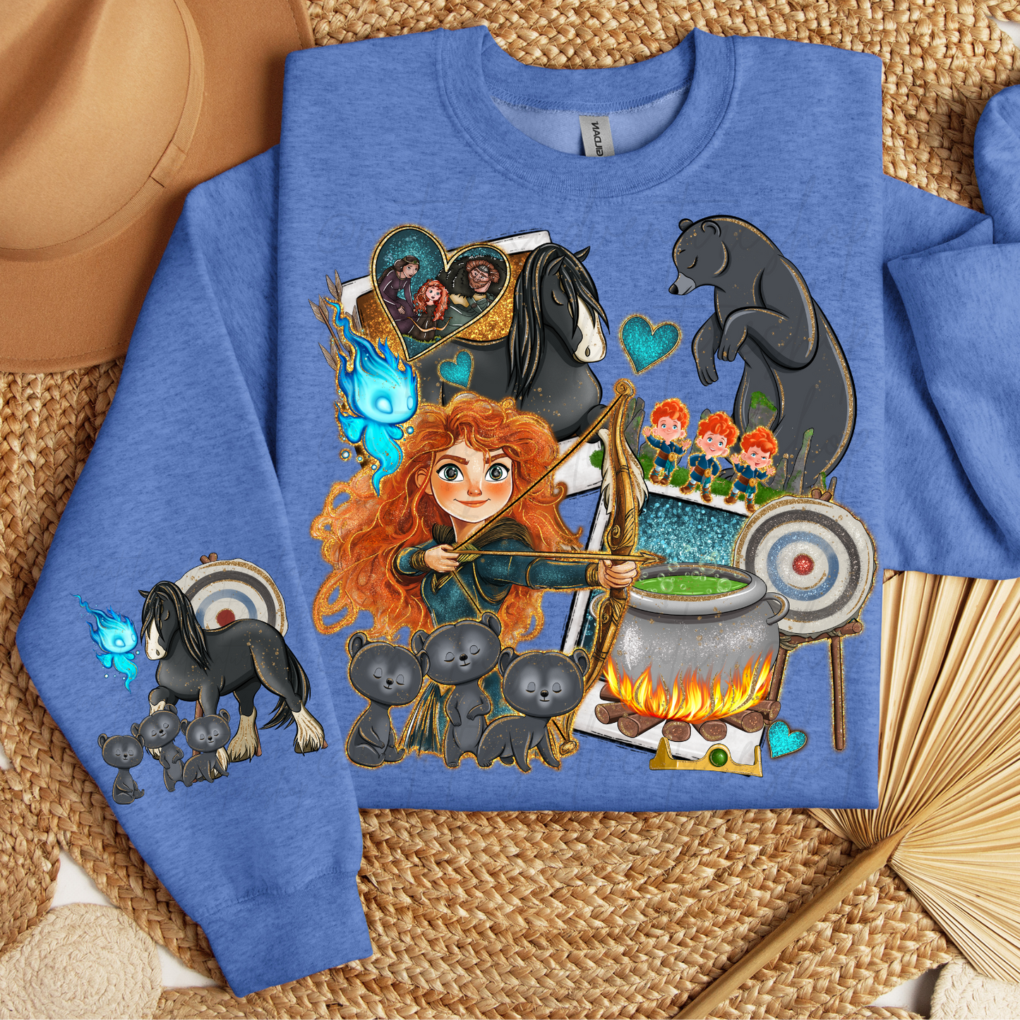 *Pre-Order* Scottish Princess Cartoon Crewneck