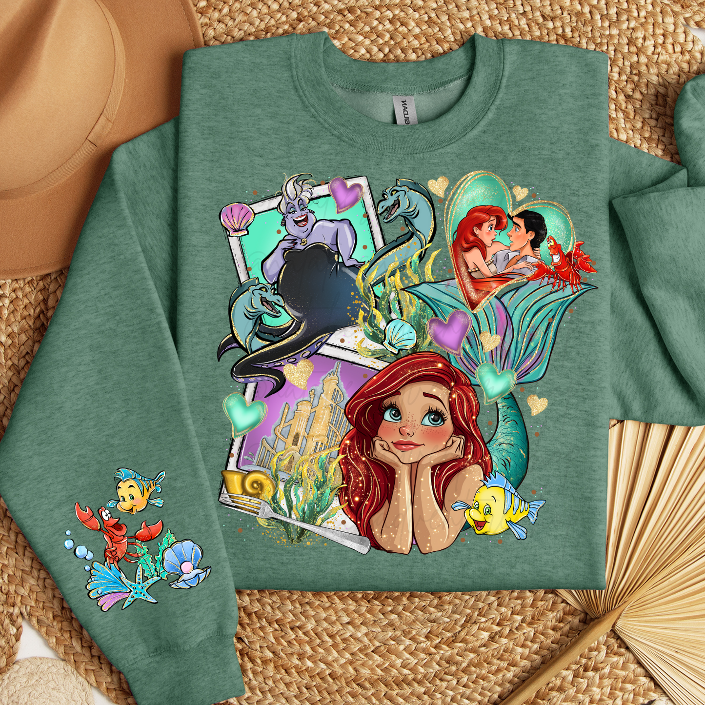 *Pre-Order* Mermaid Princess Cartoon Crewneck
