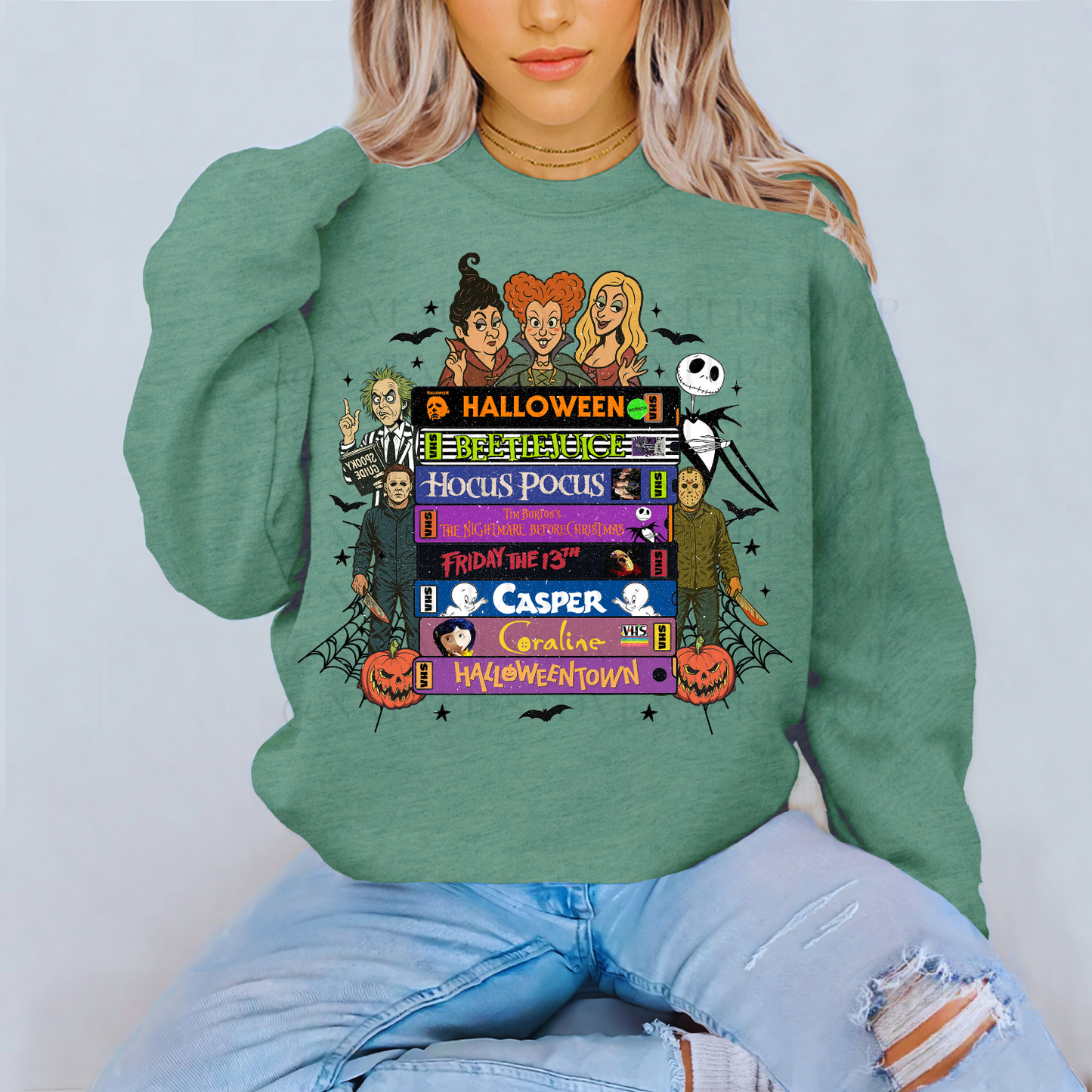 *Pre-Order* Halloween VHS Tapes Crewneck