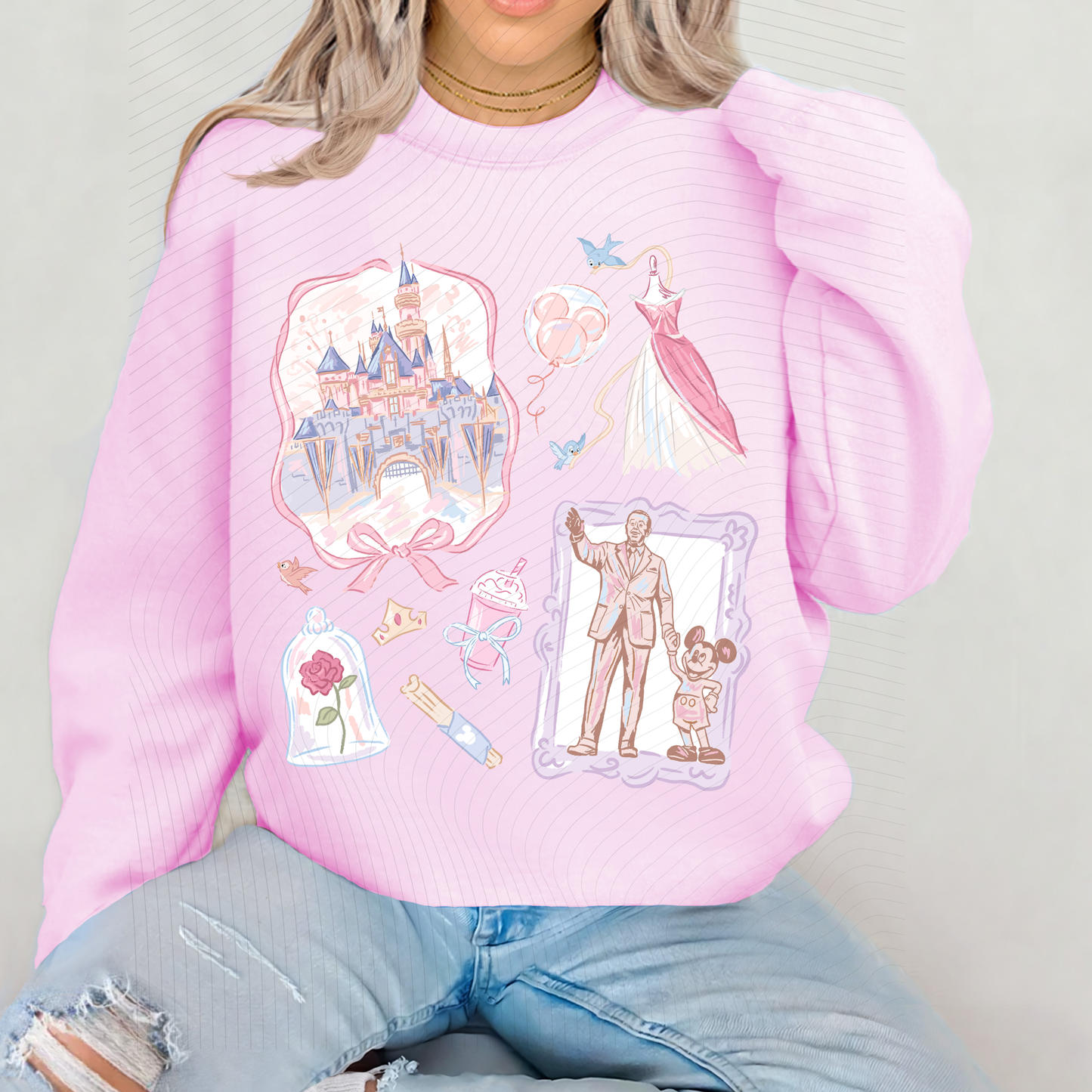 *Pre-Order* Spring Magic Castle Crewneck