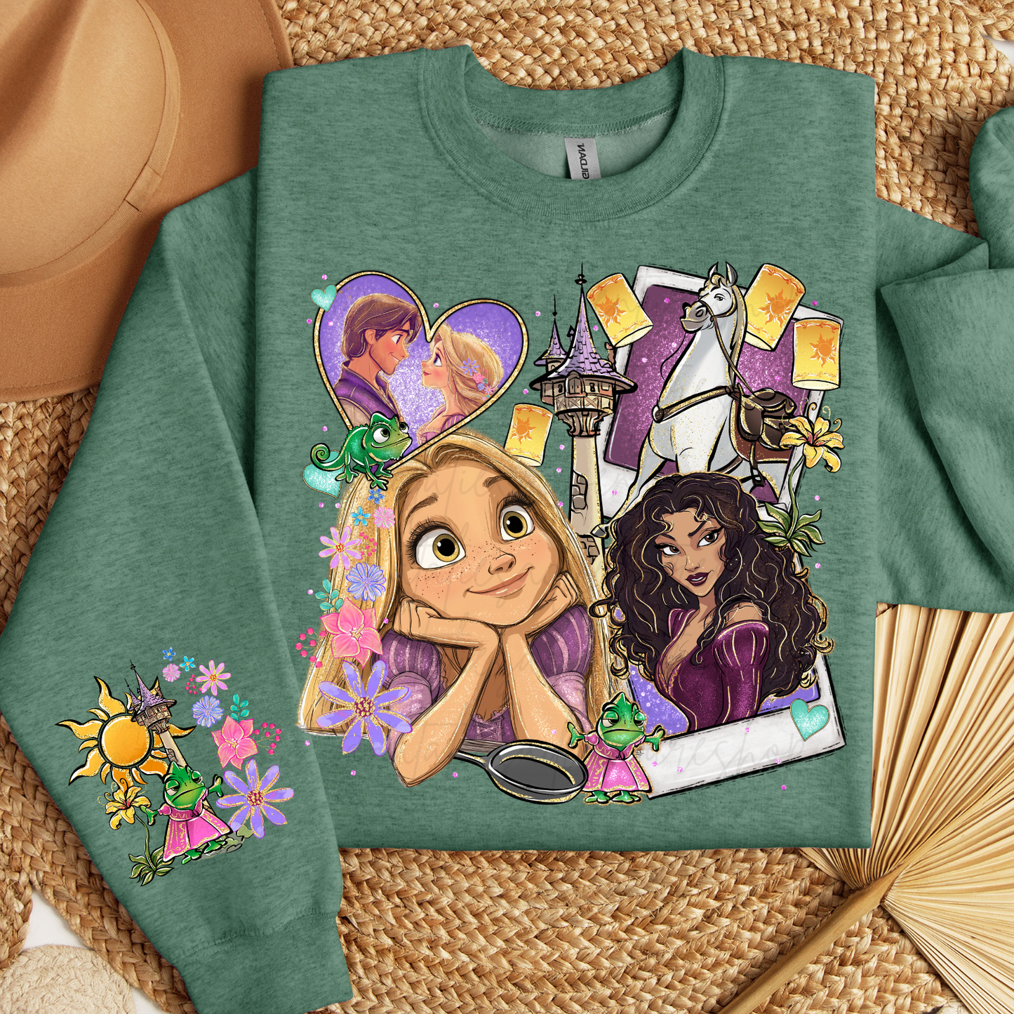 *Pre-Order* Punzie Princess Cartoon Crewneck