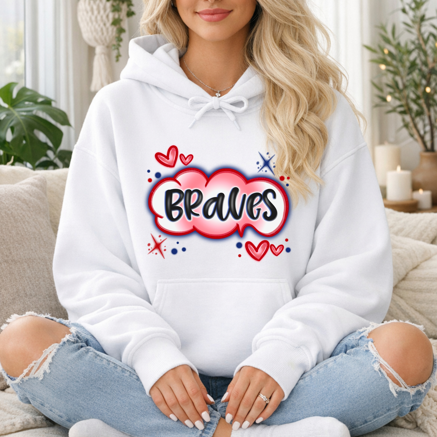 *Pre-Order* ATLBrave Airbrush Hoodie/Crewneck