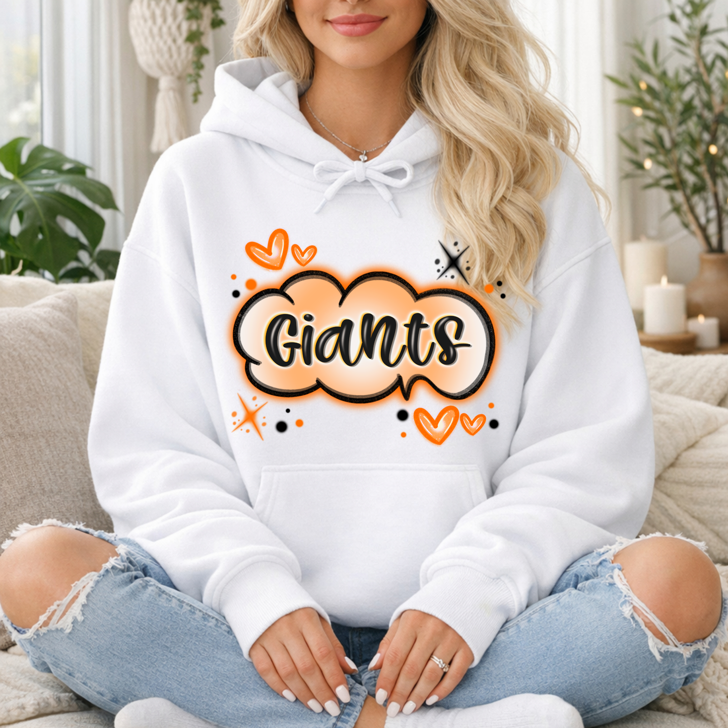 *Pre-Order* SFGiants Airbrush Hoodie/Crewneck