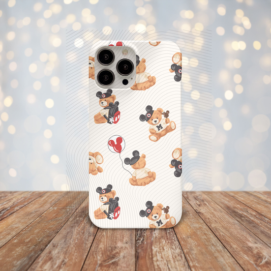 *Pre-Order* Park Teddy Bear Glossy Hard Shell Phone Case