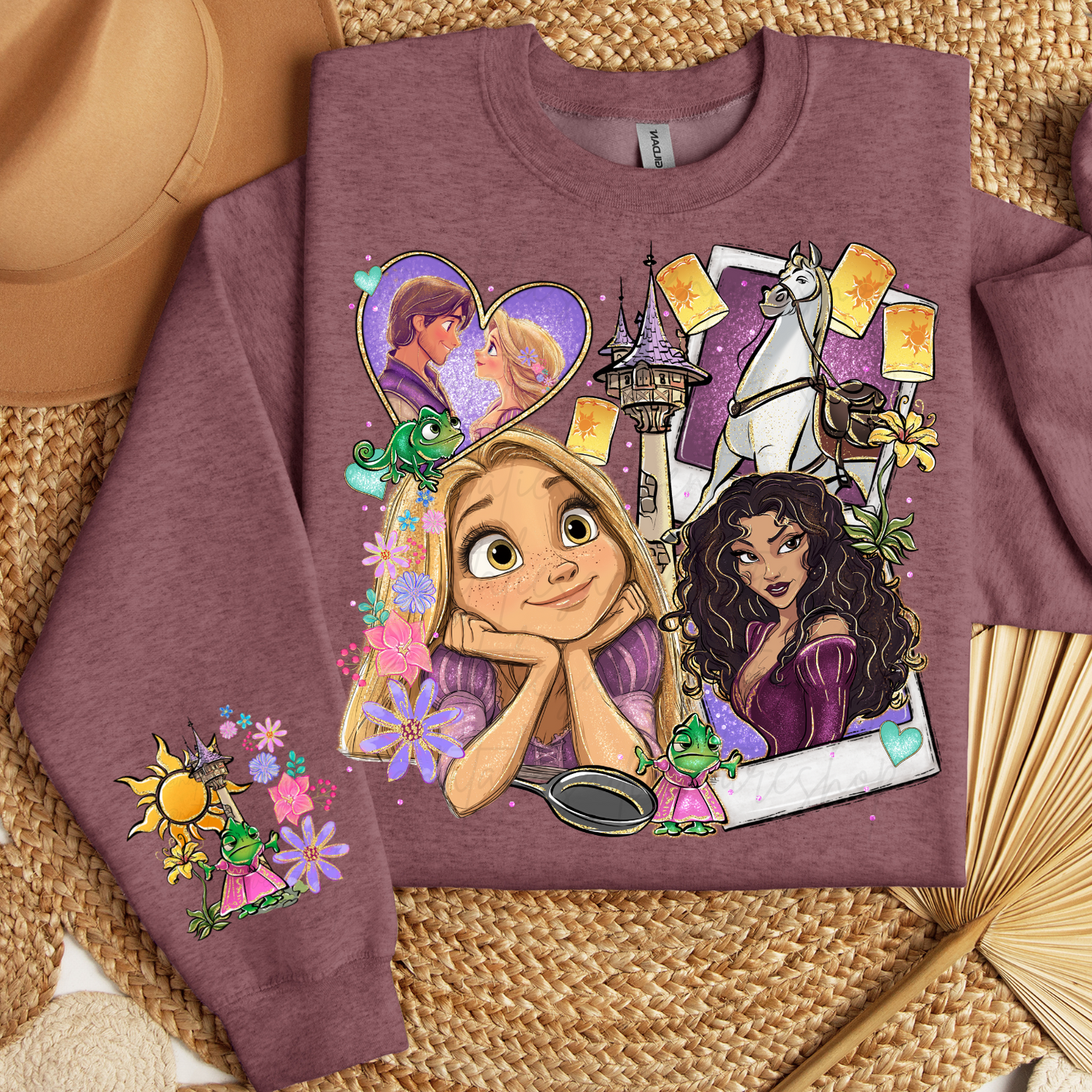 *Pre-Order* Punzie Princess Cartoon Crewneck