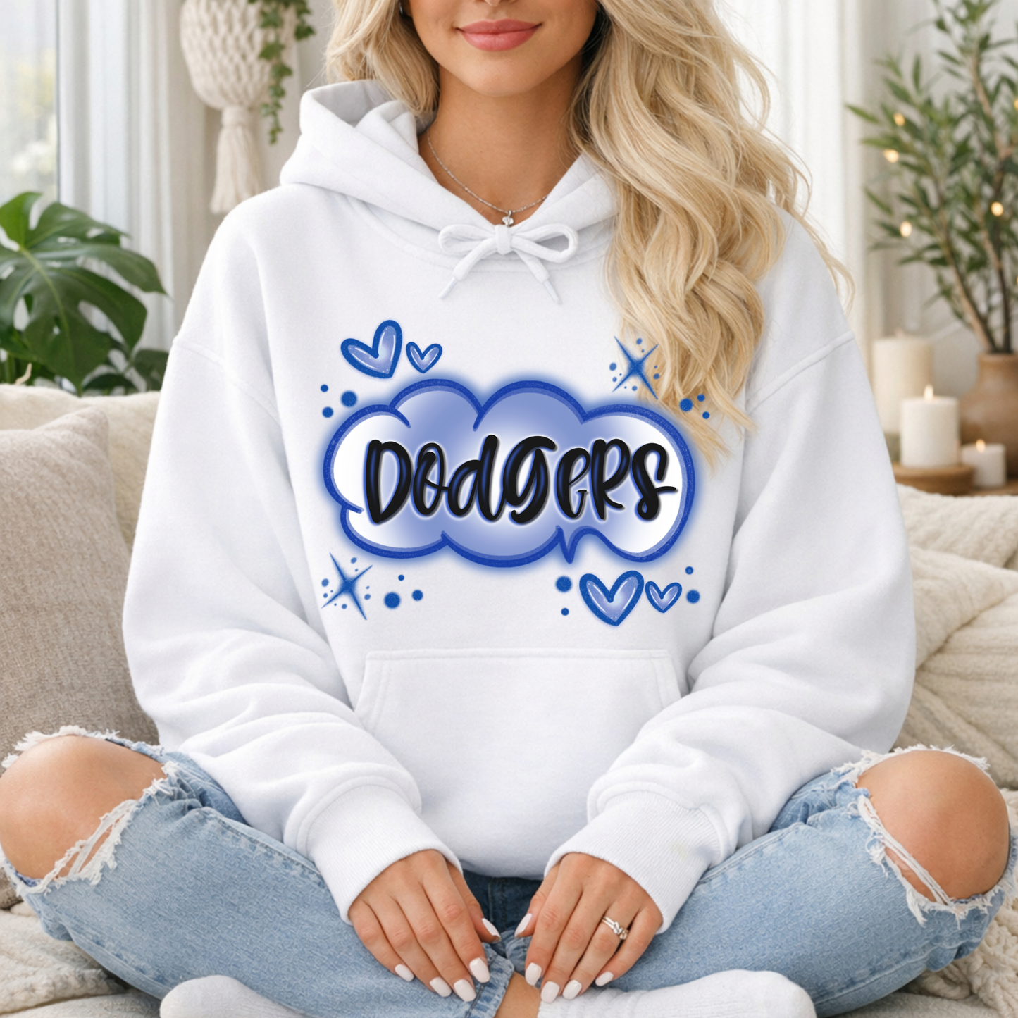 *Pre-Order* LADodge Airbrush Hoodie/Crewneck