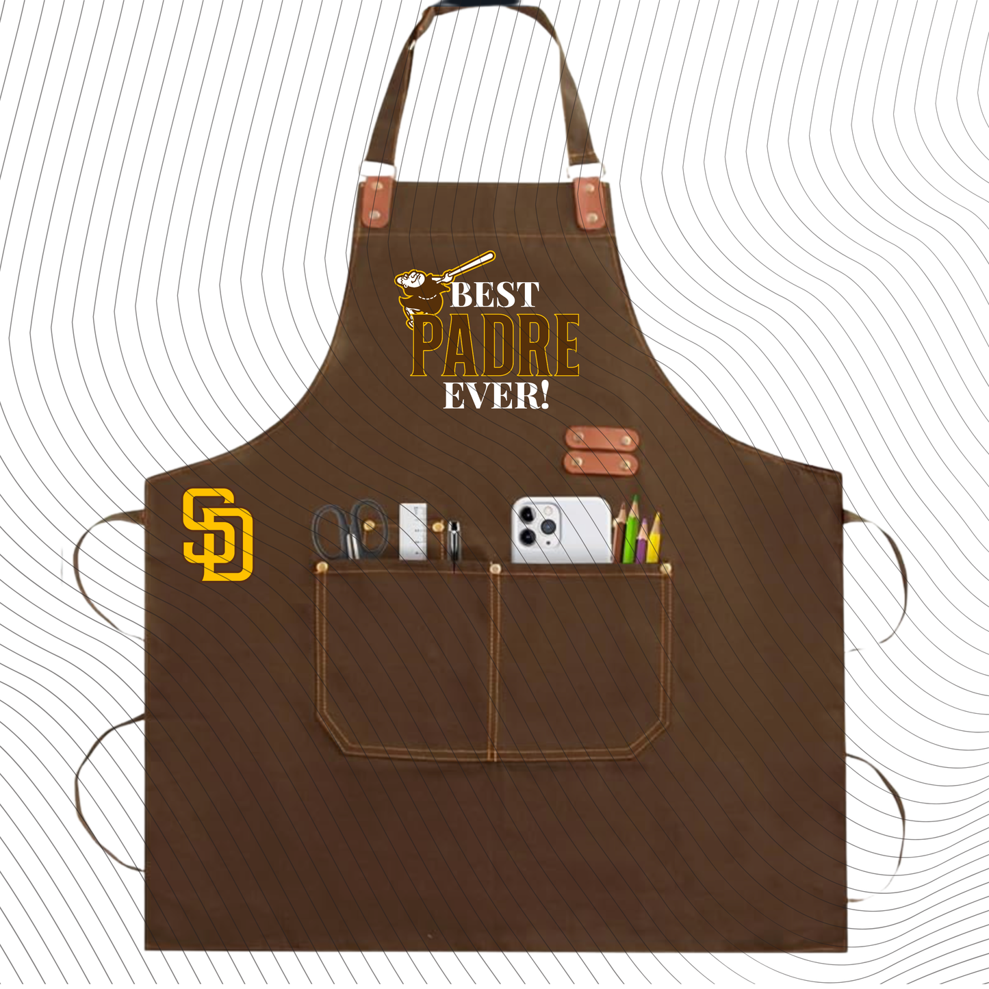 *Pre-Order* Best Padre Ever Adult Apron