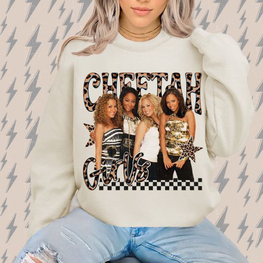 *Pre-Order* Cheetah Gals Crewneck