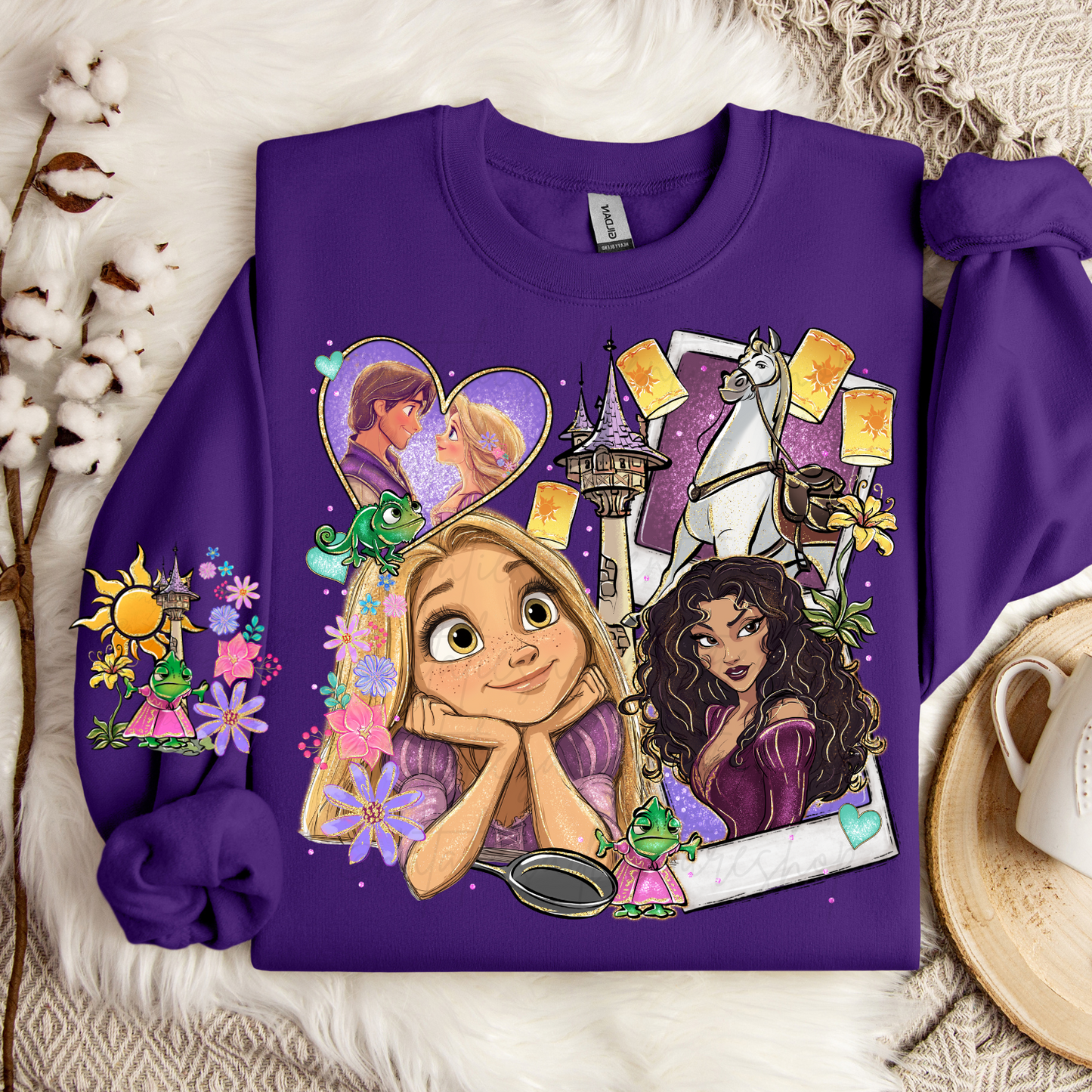 *Pre-Order* Punzie Princess Cartoon Crewneck
