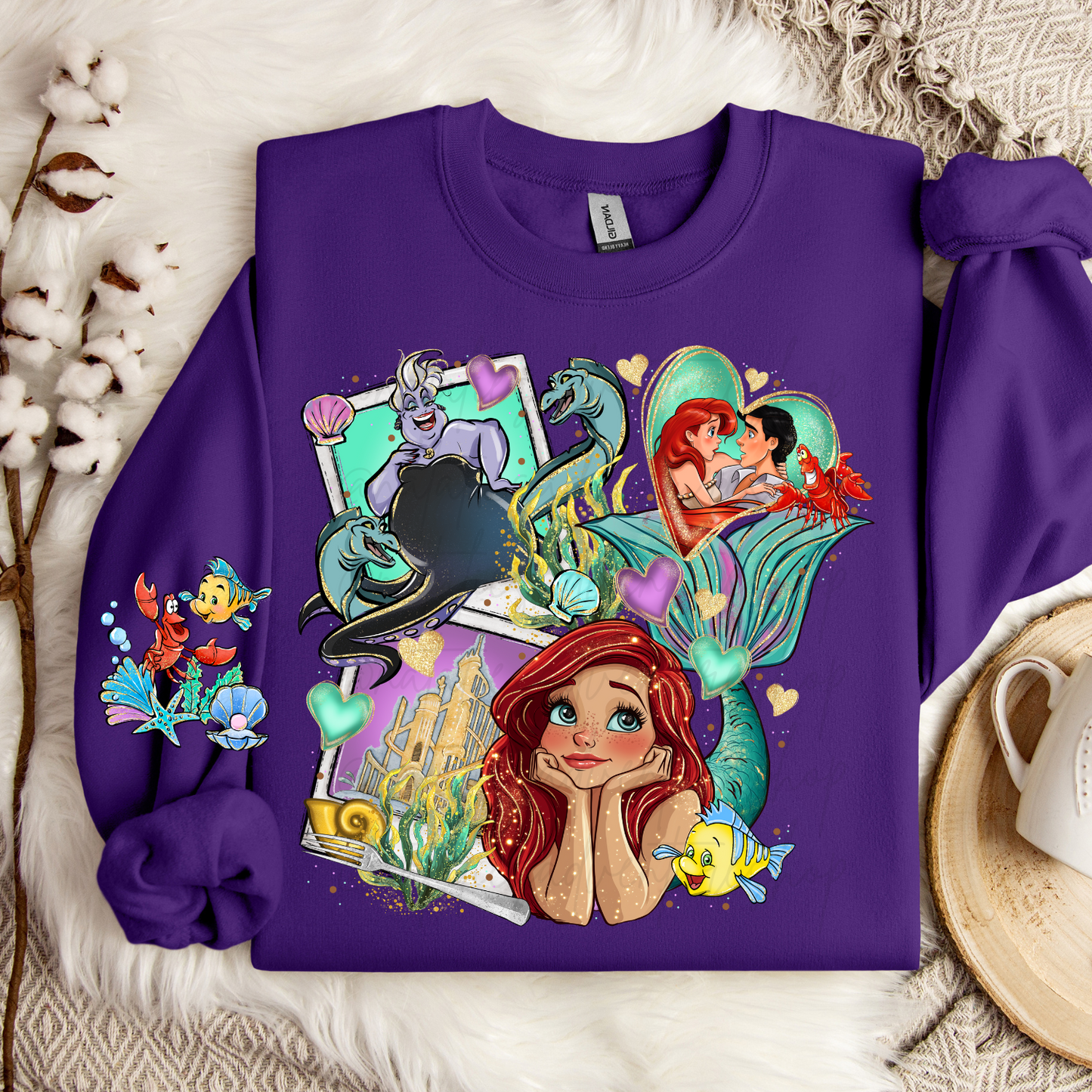 *Pre-Order* Mermaid Princess Cartoon Crewneck