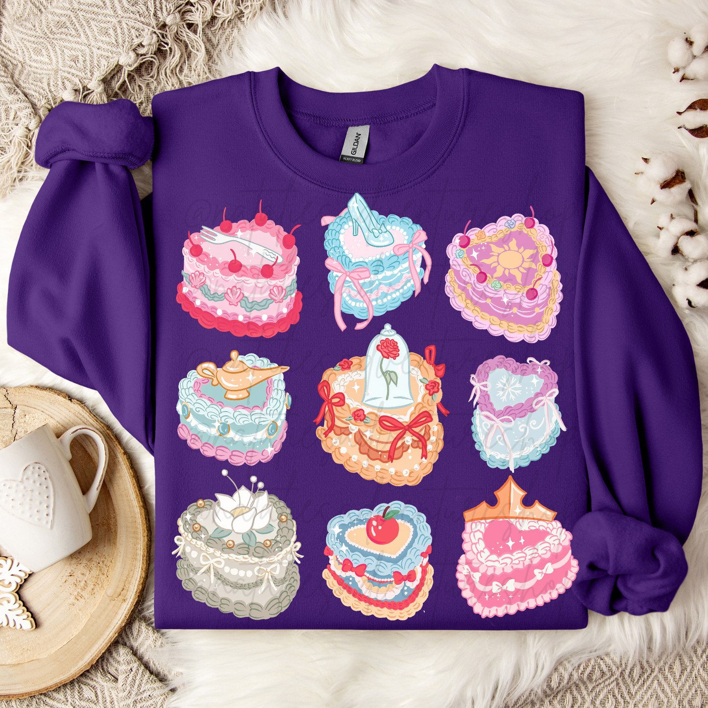 *Pre-Order* Princess Cakes Cartoon Crewneck