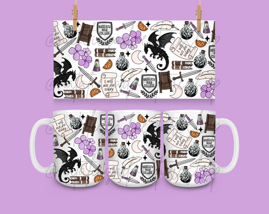 *PRE-ORDER* Fourth Wing Book 15oz Ceramic Mug