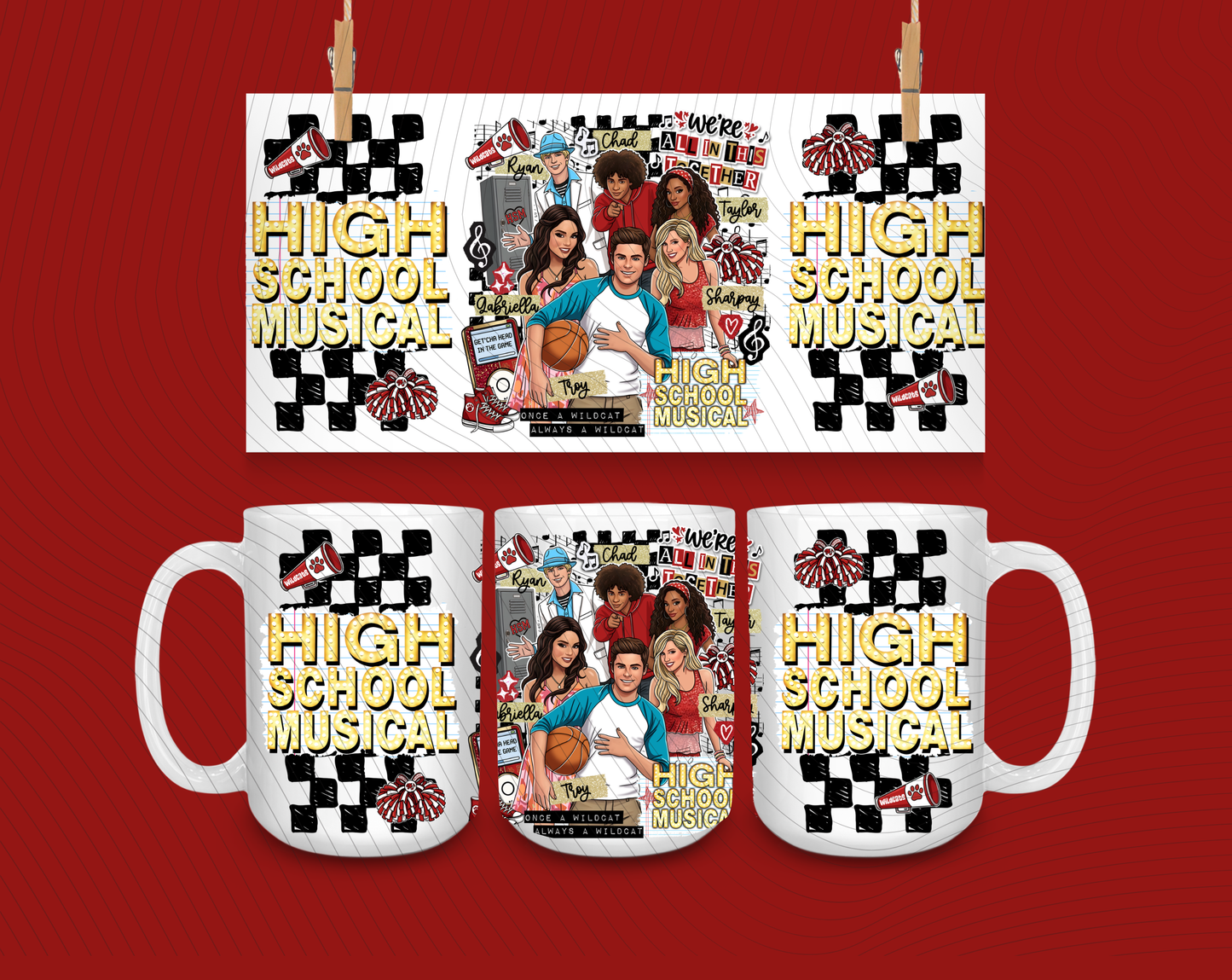 *PRE-ORDER* High School Mus 15oz Ceramic Mugs