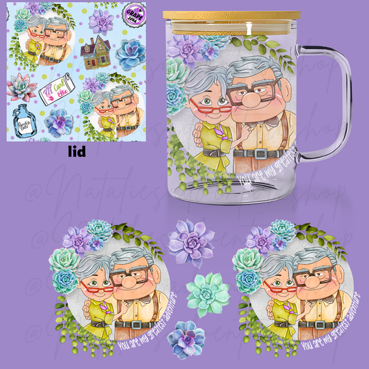 *PRE-ORDER* Adventure Succulents 16oz Glass Mug