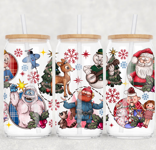 *Pre-Order* Rudolph 16oz Glass Can