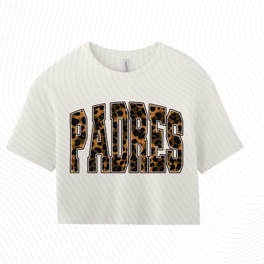 *Pre-Order* SD Pad Animal Print Crop Top