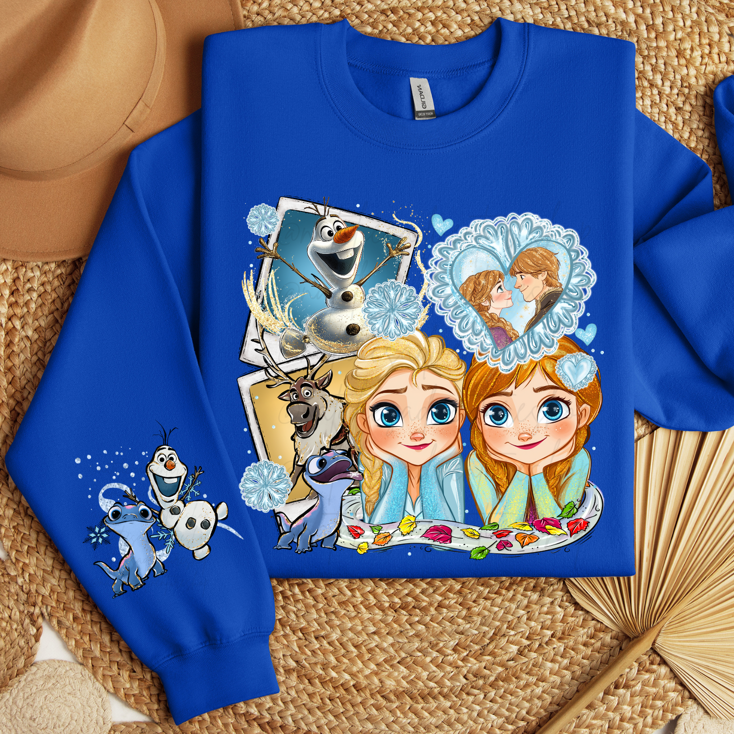 *Pre-Order* Frozen Sisters Princess Cartoon Crewneck