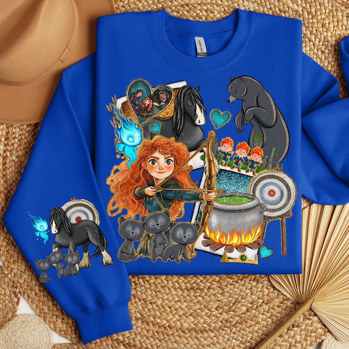 *Pre-Order* Scottish Princess Cartoon Crewneck