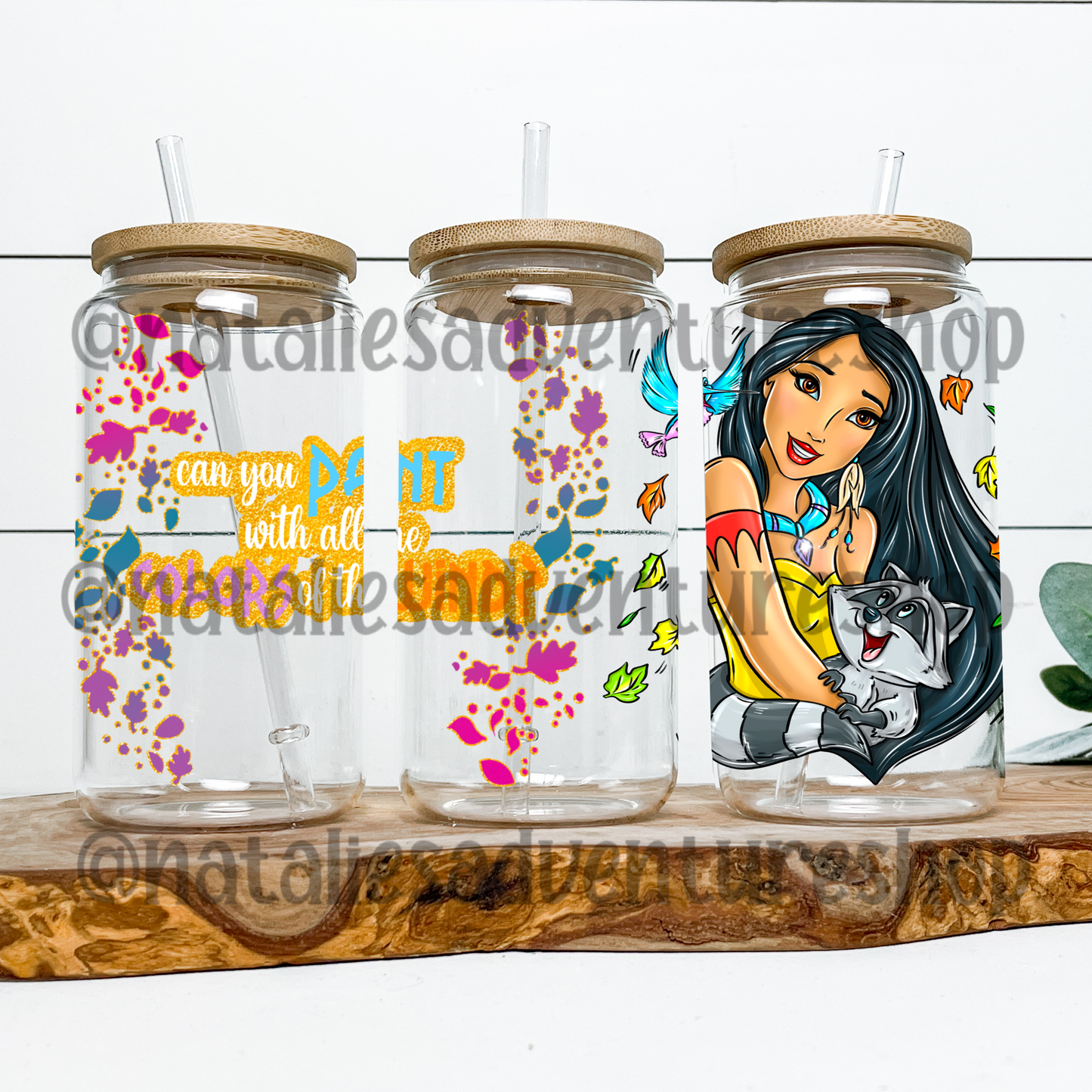 *Pre-Order* Princess 16oz Snowglobe Glass Cans