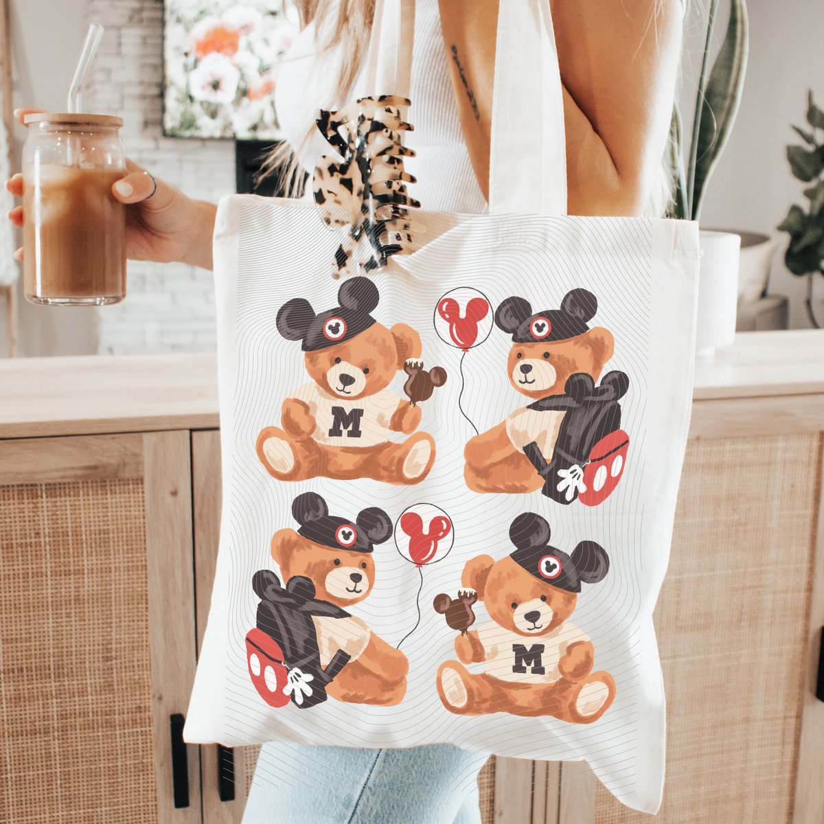 *Pre-Order* Park Bear Canvas Tote Bag