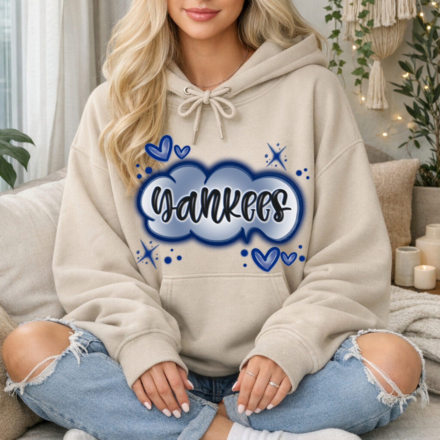 *Pre-Order* NYYank Airbrush Hoodie/Crewneck