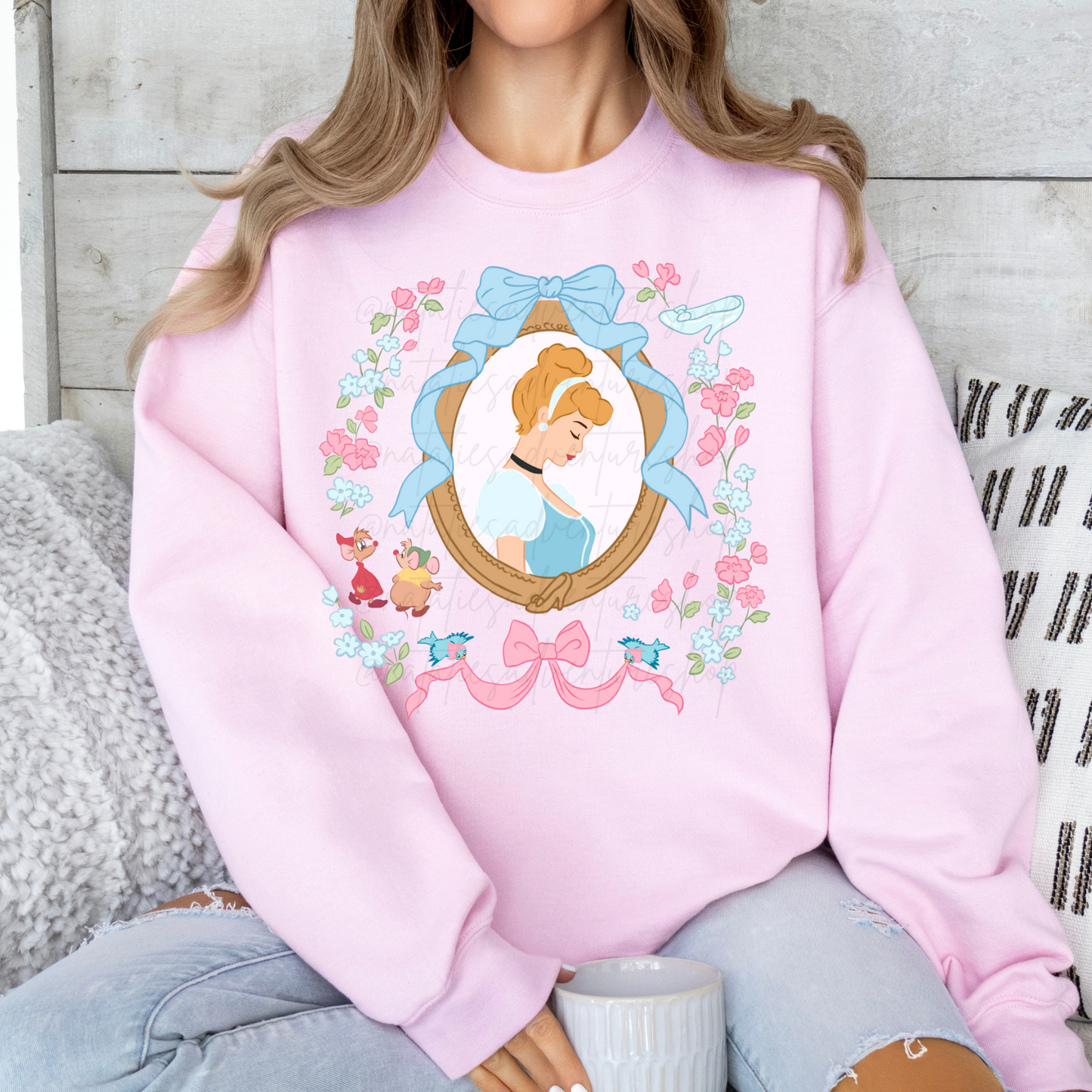 *Pre-Order* Cindy Princess Portrait Crewneck