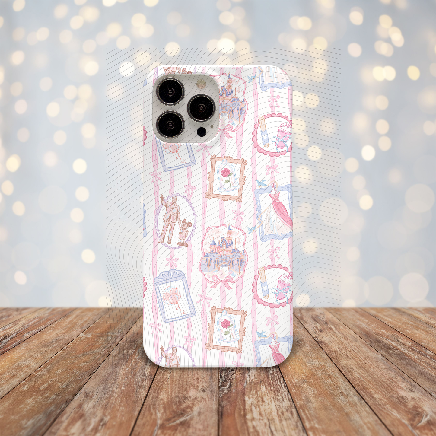 *Pre-Order* Spring Magic Castle Glossy Hard Shell Phone Case