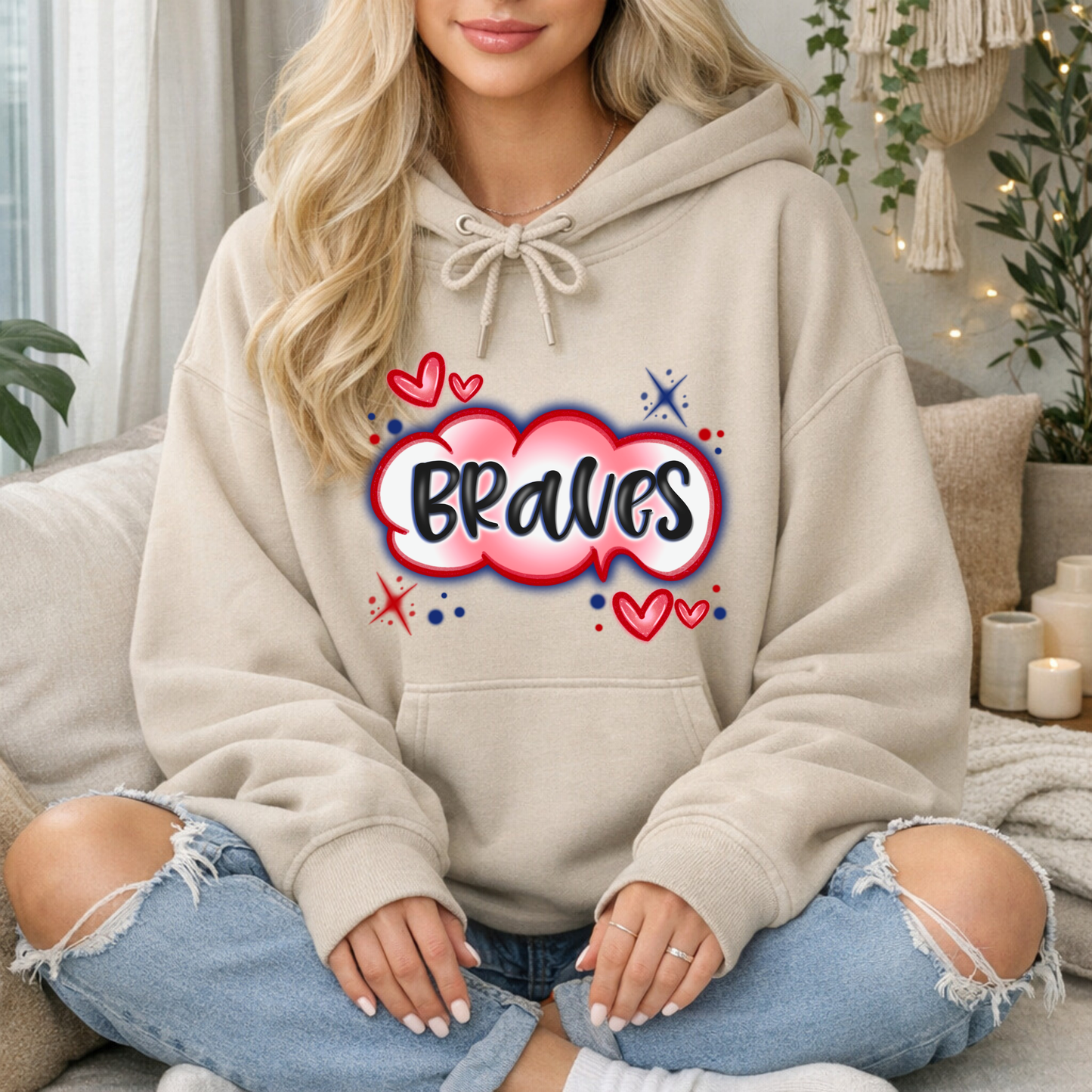 *Pre-Order* ATLBrave Airbrush Hoodie/Crewneck