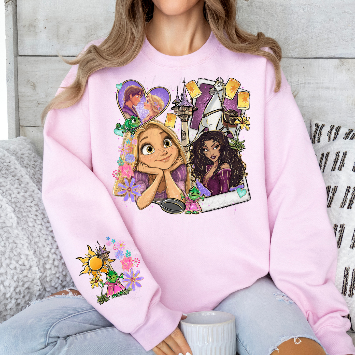 *Pre-Order* Punzie Princess Cartoon Crewneck