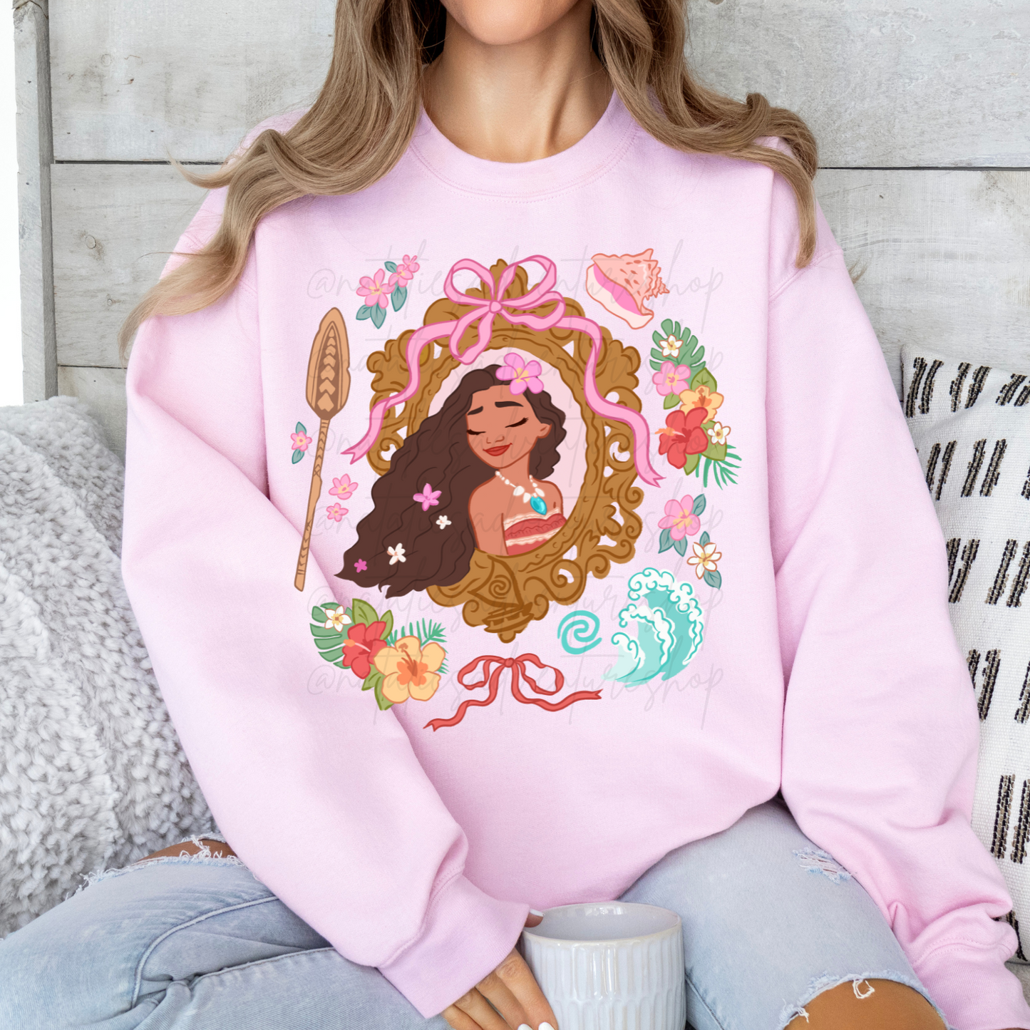 *Pre-Order* Wavefinder Portrait Princess Crewneck